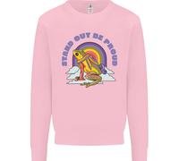 Lgbt Rana Stand Fuori To Be Proud Gay Pride Uomo Felpa Maglione