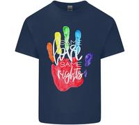 Lgbt Same Love Same Diritti Gay Pride Giorno Uomo Cotone T-Shirt