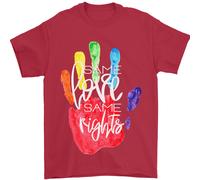 Lgbt Same Love Same Diritti Gay Pride Giorno Uomo T-Shirt 100% Cotone