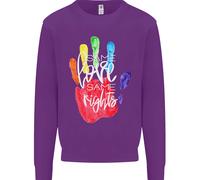 LGBT Stessa Amore Stessi Diritti Gay Pride Day Uomo Felpa Maglione