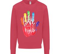 LGBT Stessa Amore Stessi Diritti Gay Pride Day Uomo Felpa Maglione
