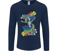 Lgbt Surround Yourself Gay Pride Colori Uomo Maniche