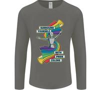 Lgbt Surround Yourself Gay Pride Colori Uomo Maniche