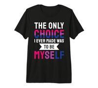 LGBT The Only Choice Bi Pride Proud Bisexual Pride Month Maglietta Premium