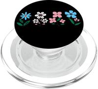 LGBT Transgender Bandiera Fiore Floreale Sottile Trans Pride PopSockets PopGrip per MagSafe