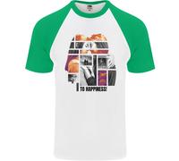 LGBT Verso La Felicità Maglietta Da Baseball S/S Per Uomo