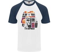 LGBT Verso La Felicità Maglietta Da Baseball S/S Per Uomo