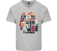 LGBT Verso La Felicità Maglietta In Cotone A V Per Uomo