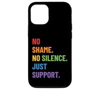 LGBTQ Ally Pride Design - No Shame No Silence Just Support Custodia per iPhone 12/12 Pro