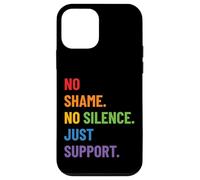 LGBTQ Ally Pride Design - No Shame No Silence Just Support Custodia per iPhone 12 mini