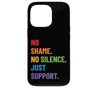 LGBTQ Ally Pride Design - No Shame No Silence Just Support Custodia per iPhone 13 Pro