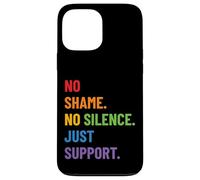 LGBTQ Ally Pride Design - No Shame No Silence Just Support Custodia per iPhone 13 Pro Max