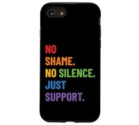 LGBTQ Ally Pride Design - No Shame No Silence Just Support Custodia per iPhone SE (2020) / 7 / 8