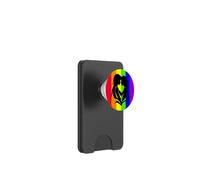 LGBTQ Bandiera Baci Amore Donne Silhouette PopSockets PopWallet per MagSafe