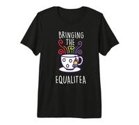 LGBTQ Bringing The Equalitea Tea LGBT Pride Month Maglietta Premium