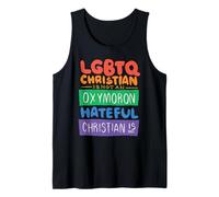 LGBTQ Christian Non Un Cristiano OSATO OSATO È Meme Canotta