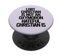 LGBTQ CHRISTIAN NON UN CRISTIANO OSATO OSATO È Meme PopSockets PopGrip Adesivo