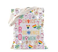 LGBTQ Gift Pride Equality Feminist LGBTQ Tote Bag per donne Giustizia Sociale Gay Pride Regalo, Pro Donna, medium