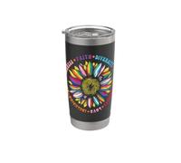 lgbtq girasole bandiere arcobaleno Diversità Diritti umani amore Bicchiere termico in acciaio inox doppia parete