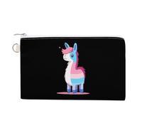 LGBTQ lama transgender flags pride portafoglio alla moda portafoglio in tela portatile borsa per cosmetici per uomo donna, stile: taglia unica, portamonete, stile:, Taille Unique, borsa per monete,