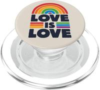 LGBTQ Love Is Love Gay Pride LGBT Ally Rainbow Flag Vintage PopSockets PopGrip per MagSafe