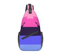 LGBTQ Omnisexual Pride Sling Bag Hiking Daypack Crossbody Shoulder Backpack Travel Chest Pack for Men Women