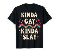 LGBTQ Orgoglio Lgbt Kinda Gay Kinda Uccidere I Diritti Umani Consapevolezza Maglietta