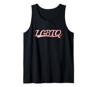 LGBTQ Pride Month Equality Ally Vintage Varsity Distressed Canotta