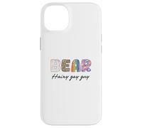 LGBTQ Pride Shirt Baer Hairy Gay Guy Rainbow Flag Custodia per iPhone 14 Plus