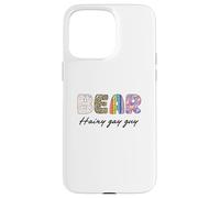 LGBTQ Pride Shirt Baer Hairy Gay Guy Rainbow Flag Custodia per iPhone 15 Pro Max