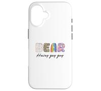 LGBTQ Pride Shirt Baer Hairy Gay Guy Rainbow Flag Custodia per iPhone 16
