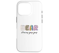 LGBTQ Pride Shirt Baer Hairy Gay Guy Rainbow Flag Custodia per iPhone 16 Pro