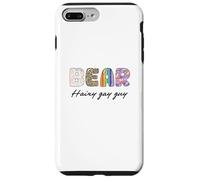 LGBTQ Pride Shirt Baer Hairy Gay Guy Rainbow Flag Custodia per iPhone 7 Plus/8 Plus