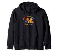 LGBTQ Pride Shirt Love Is A Fruit Salad Frutiy Rainbow Flag Felpa con Cappuccio