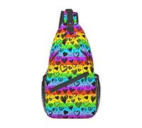 Lgbtq Rainbow Pride Love Wins Zaino a tracolla Borsa a tracolla Borsa a tracolla Palestra Ciclismo Escursionismo Zaino da viaggio per uomo Donna