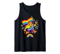 LGBTQ Rainbow Pride Parade Cartone Animato Kawaii Canotta