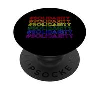 LGBTQ #Solidarietà gay pride arcobaleno PopSockets PopGrip Adesivo