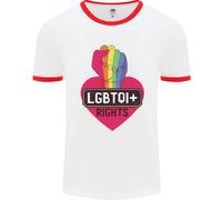 Lgbtqi + Diritti Gay Pride Consapevolezza Lgbt Uomo Ringer