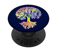 LGBTree! Eco LGBTQIA+ amante della terra che abbraccia gli PopSockets PopGrip Adesivo