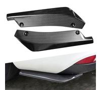 LGDONGFC 2 Pezzi Diffusore per Paraurti Posteriore per Auto per BMW Mini Hatch F66 F65 2024 2025, Auto Posteriore Labbro Angolo Splitter Diffusore Auto Accessori,Carbon Fiber