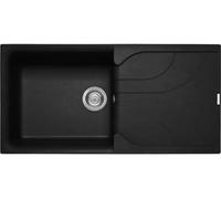 LGE48040 - Lavello da cucina 1 vasca con gocciolatoio, 100 cm, colore Nero