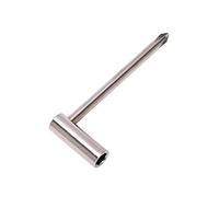 LGEGE - Chiave per truss Rod 7 mm con cacciavite a croce per chitarra Taylor (argento)