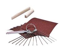 LGEGE Strumenti Chitarra Acustica File per Chitarra Dado Carta Sabbia Chitarra Ponte Sella e Dado 13 File di Ago Diverse Dimensioni con Circolare