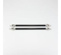 LgeQWWs 1 Paio 20cm Splitter Anteriore Aste di Supporto,Auto Crash Bar Asta di Supporto,Parti Esterne dell'auto,per Skoda Enyaq,Black 20 cm