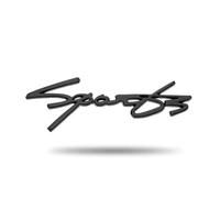 LgeQWWs Adesivi Metallici per Auto,Adesivi Lettera Auto,Accessori Decorazione Auto,per Skoda Superb MK2/MK3 3T/3V,Black 1 Piece