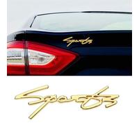 LgeQWWs Adesivi Metallici per Auto,Adesivi Lettera Auto,Accessori Decorazione Auto,per Volvo C30 C70 S40 S60 S80 S80L,Gold 1 Piece