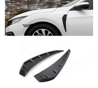 LgeQWWs Auto Flusso d'Aria Prese d'Aria Laterali,Strisce di Rivestimento di sfiato d'Aria,coperture di Rivestimento dello Spoiler,per Fiat 500 500E 500C 500L 500X 500S,A-Gloss Black