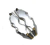 LgeQWWs Coperture della Pinza dell'automobile,coperture della Pinza del Freno,Accessori della Copertura della Pinza dell'automobile,per Peugeot 408 508 2008 3008 4008 5008,A-Large Silver