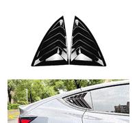 LgeQWWs Finestrino Posteriore dell'automobile,Guarnizione dell'otturatore della Porta Laterale Posteriore,Accessori di Finestra del Triangolo dell'automobile,per Tesla Model Y 2019-2024,B-Black