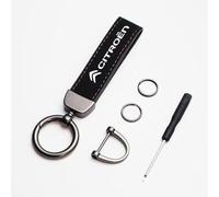LGFDC Portachiavi per Auto per Citroen C3-XR I 2014-2018, Car Key Chain Clip Keychain con Anello Chiavi Auto Anello Key FOB Accessori per Auto,Black